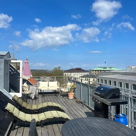 Luxury Penthouse Duplex With Water View Копенгаген